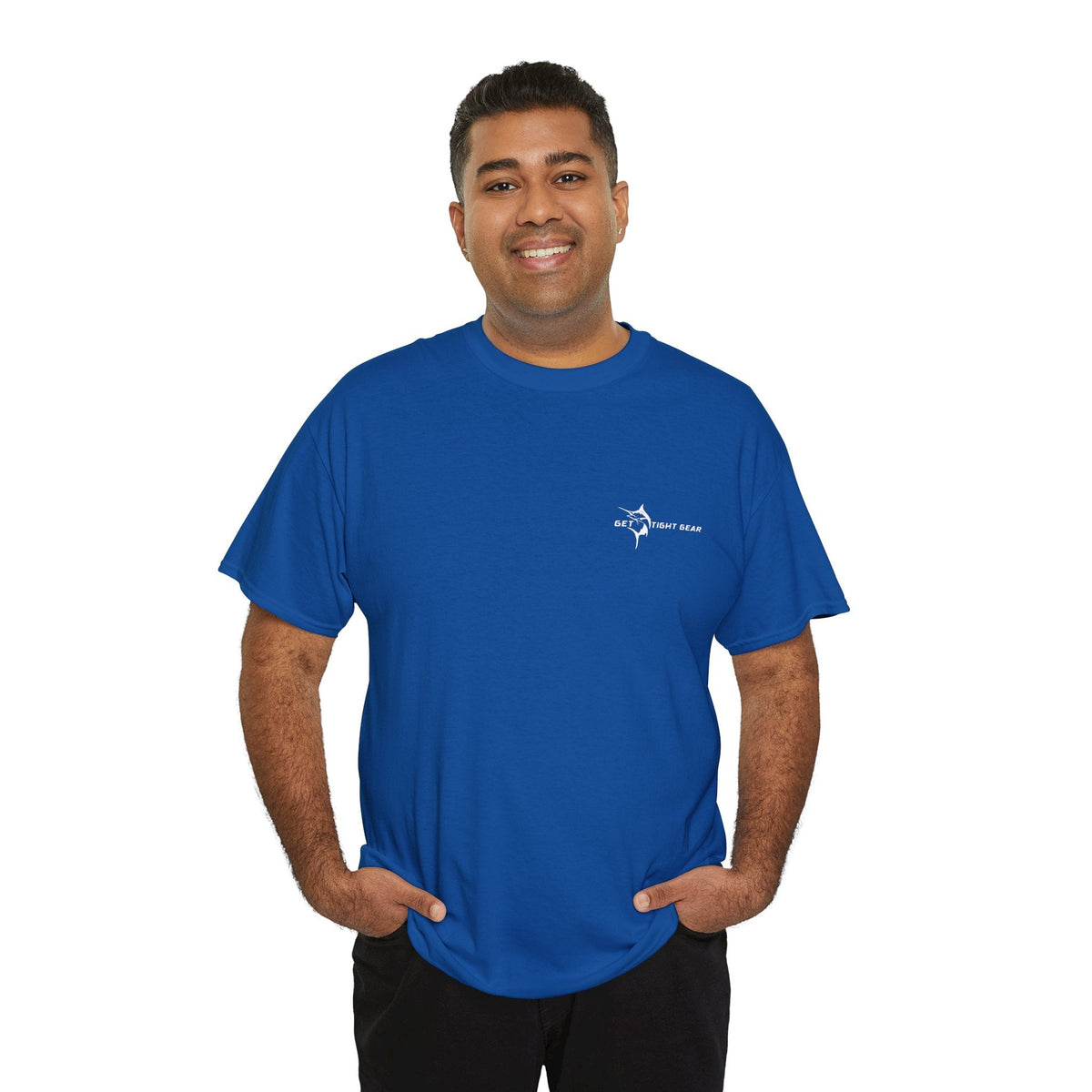 Get Tight Gear Fishing Themed Tee for Outdoors Enthusiasts, Perfect for Summer Adventures, Gift for Fishermen, Casual Wear, Eco - friendly Cotton T-shirt - Get Tight Gear