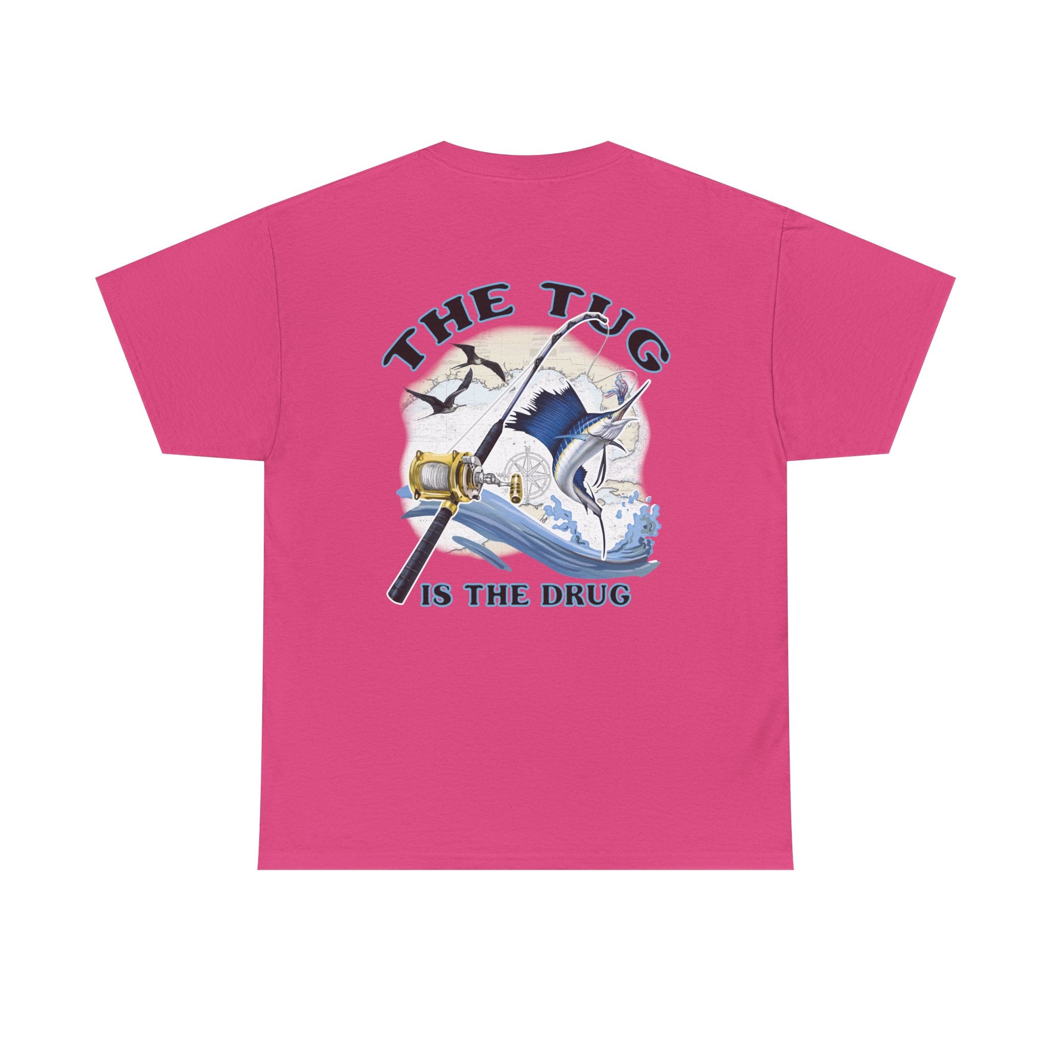Get Tight Gear Fishing Themed Tee for Outdoors Enthusiasts, Perfect for Summer Adventures, Gift for Fishermen, Casual Wear, Eco - friendly Cotton T-shirt - Get Tight Gear