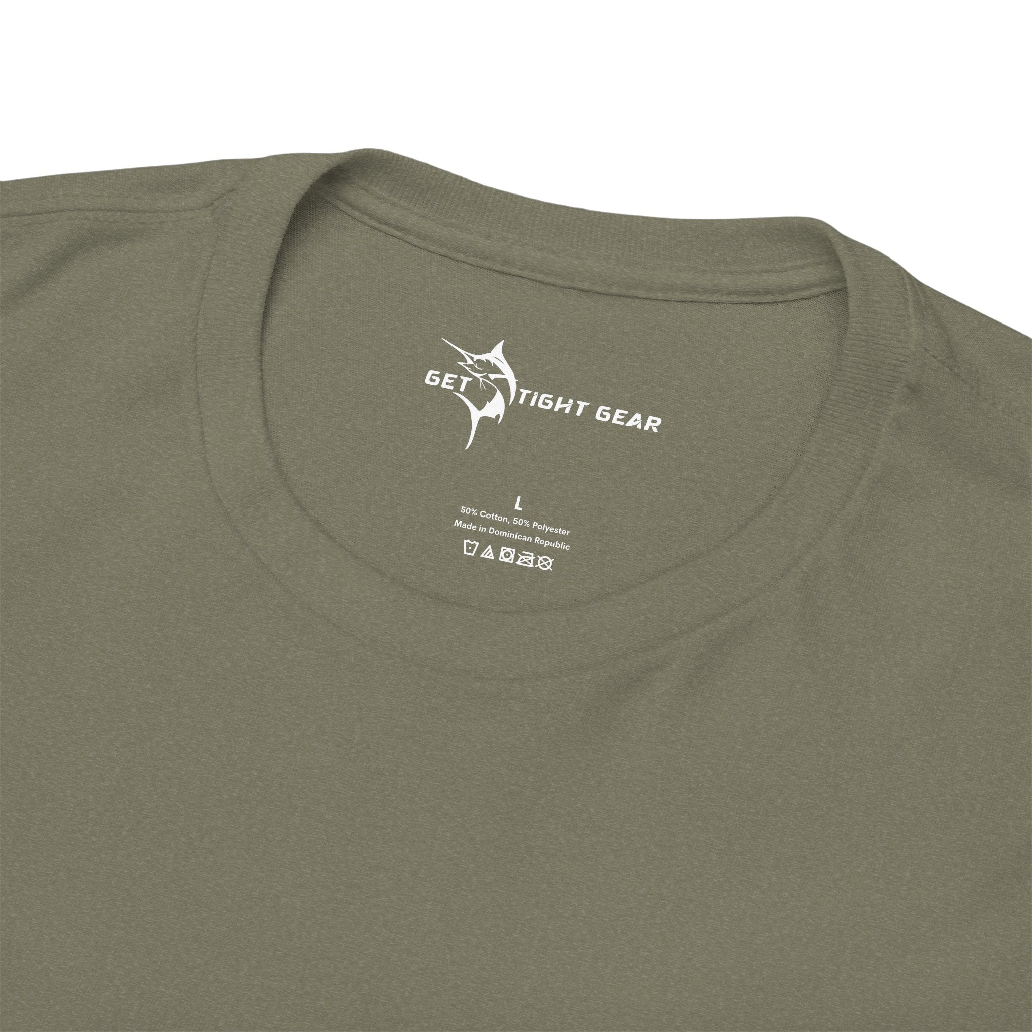 Get Tight Gear Fishing Themed Tee for Outdoors Enthusiasts, Perfect for Summer Adventures, Gift for Fishermen, Casual Wear, Eco - friendly Cotton T-shirt - Get Tight Gear