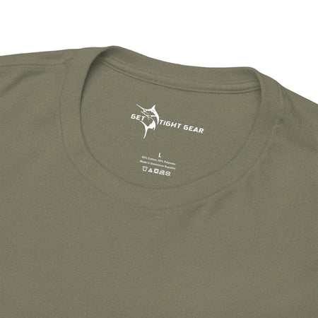 Get Tight Gear Fishing Themed Tee for Outdoors Enthusiasts, Perfect for Summer Adventures, Gift for Fishermen, Casual Wear, Eco - friendly Cotton T-shirt - Get Tight Gear
