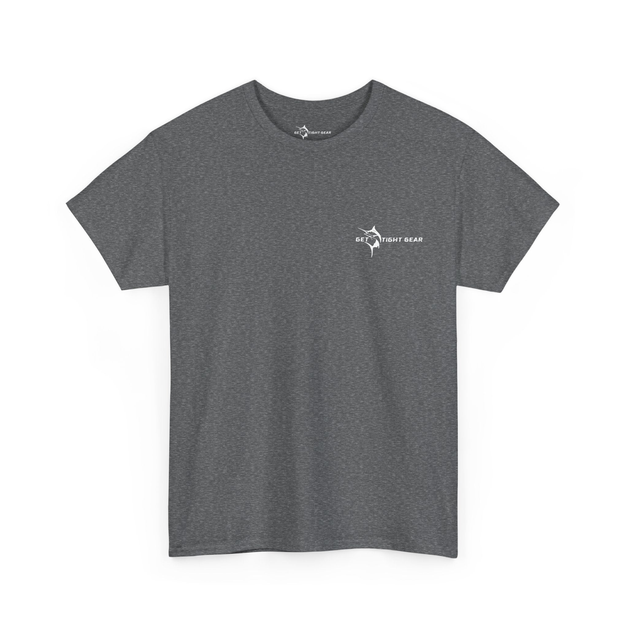 Get Tight Gear Fishing Themed Tee for Outdoors Enthusiasts, Perfect for Summer Adventures, Gift for Fishermen, Casual Wear, Eco - friendly Cotton T-shirt - Get Tight Gear