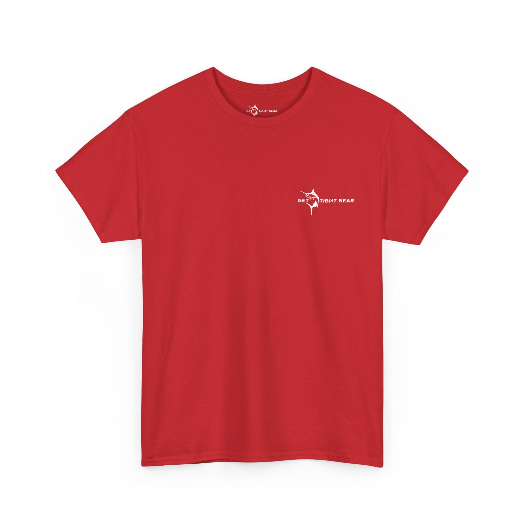 Get Tight Gear Fishing Themed Tee for Outdoors Enthusiasts, Perfect for Summer Adventures, Gift for Fishermen, Casual Wear, Eco - friendly Cotton T-shirt - Get Tight Gear