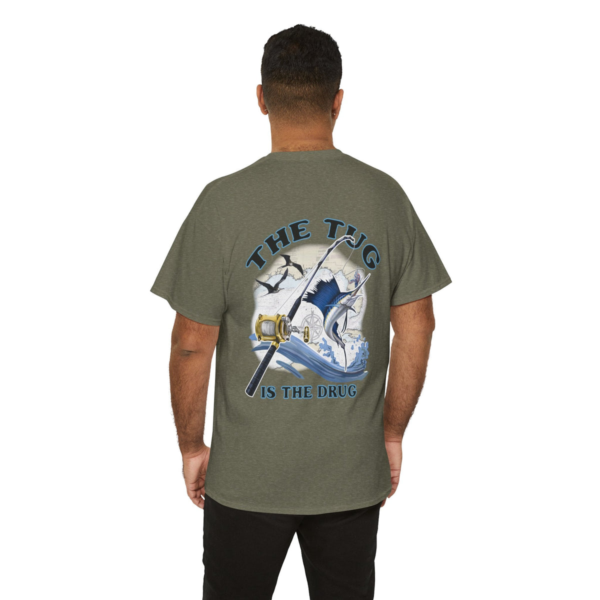 Get Tight Gear Fishing Themed Tee for Outdoors Enthusiasts, Perfect for Summer Adventures, Gift for Fishermen, Casual Wear, Eco - friendly Cotton T-shirt - Get Tight Gear