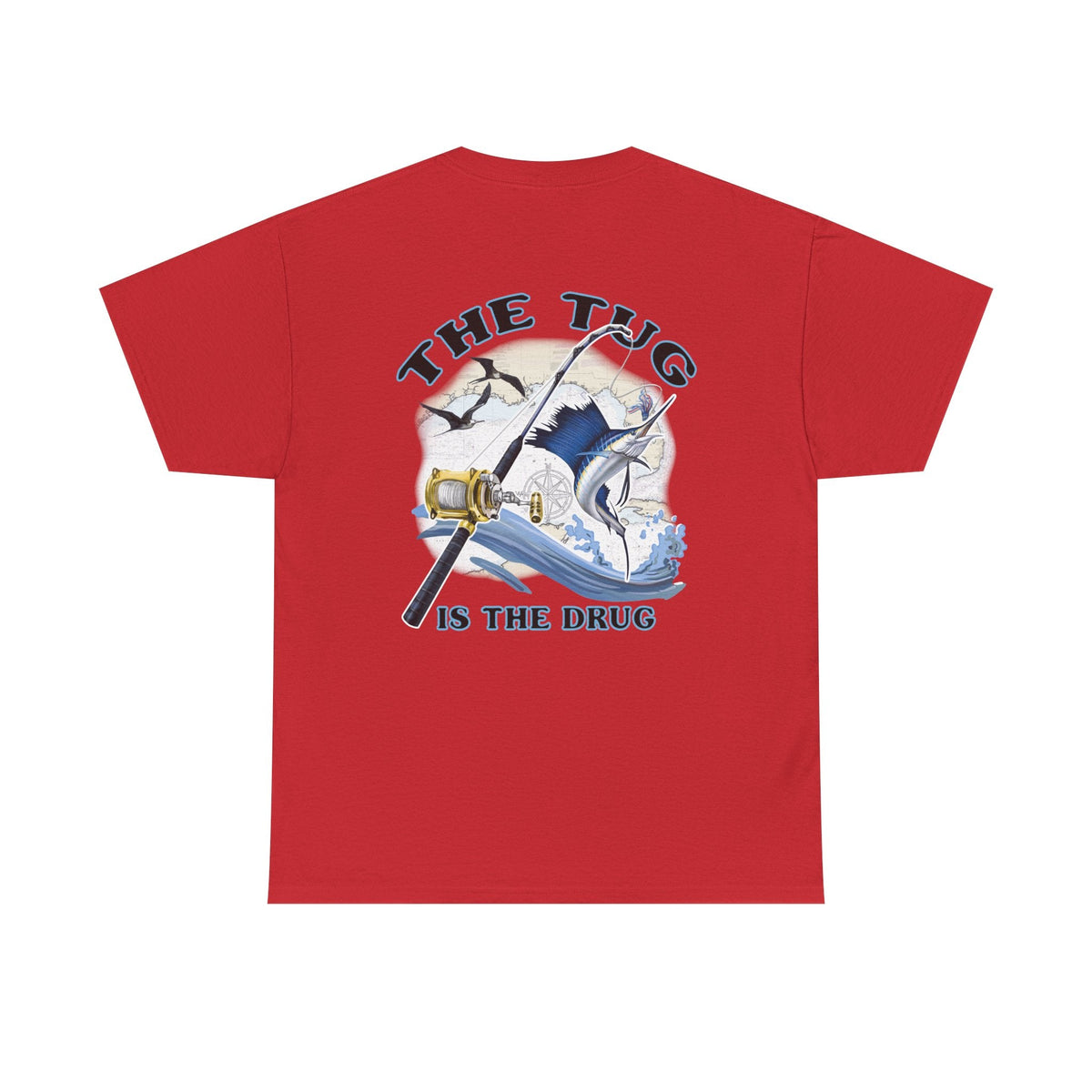 Get Tight Gear Fishing Themed Tee for Outdoors Enthusiasts, Perfect for Summer Adventures, Gift for Fishermen, Casual Wear, Eco - friendly Cotton T-shirt - Get Tight Gear