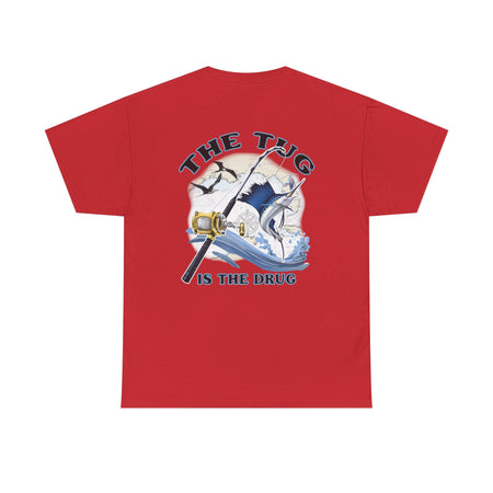 Get Tight Gear Fishing Themed Tee for Outdoors Enthusiasts, Perfect for Summer Adventures, Gift for Fishermen, Casual Wear, Eco - friendly Cotton T-shirt - Get Tight Gear