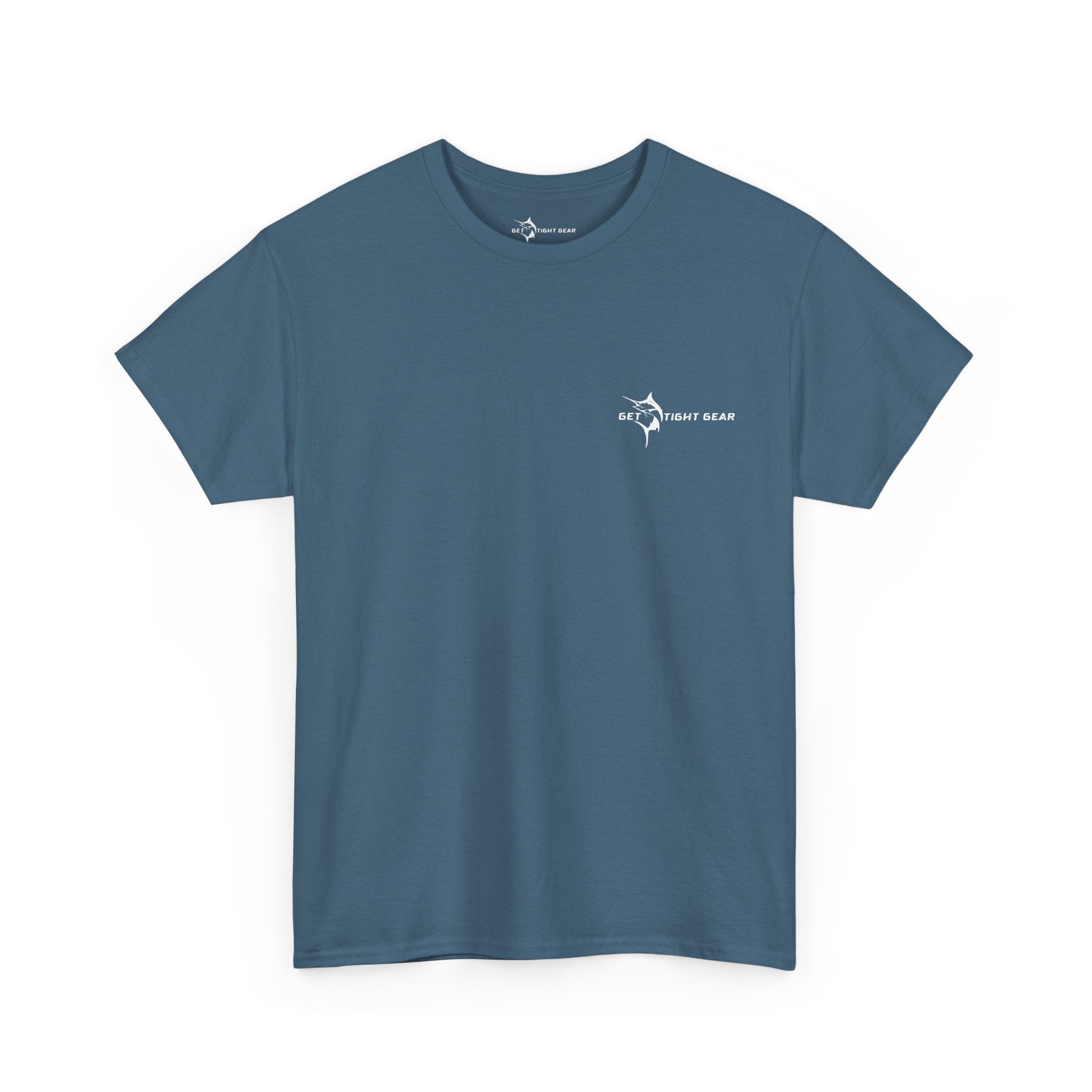 Get Tight Gear Fishing Themed Tee for Outdoors Enthusiasts, Perfect for Summer Adventures, Gift for Fishermen, Casual Wear, Eco - friendly Cotton T-shirt - Get Tight Gear
