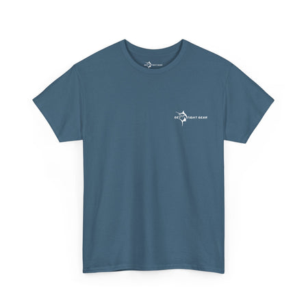 Get Tight Gear Fishing Themed Tee for Outdoors Enthusiasts, Perfect for Summer Adventures, Gift for Fishermen, Casual Wear, Eco - friendly Cotton T-shirt - Get Tight Gear