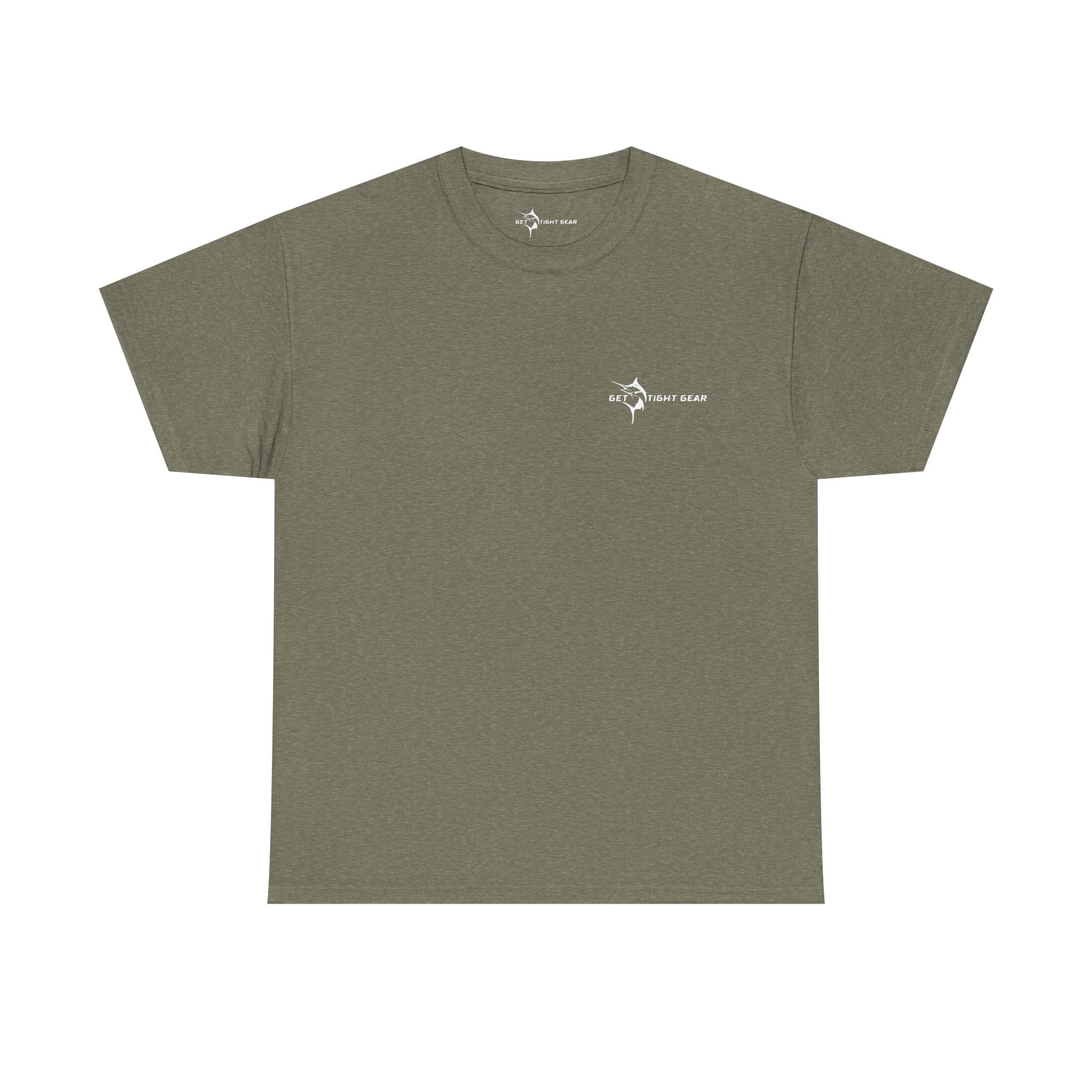 Get Tight Gear Fishing Themed Tee for Outdoors Enthusiasts, Perfect for Summer Adventures, Gift for Fishermen, Casual Wear, Eco - friendly Cotton T-shirt - Get Tight Gear