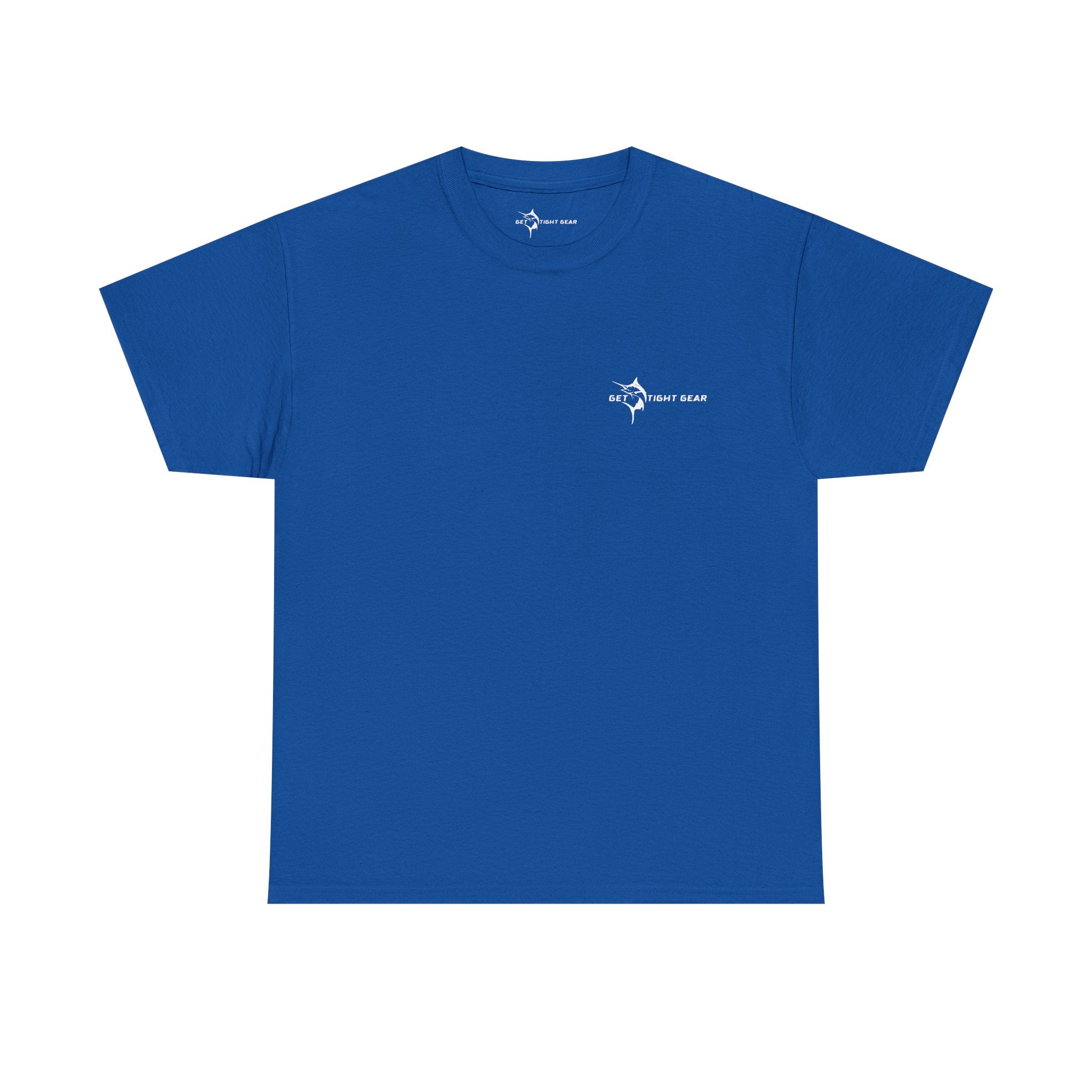 Get Tight Gear Fishing Themed Tee for Outdoors Enthusiasts, Perfect for Summer Adventures, Gift for Fishermen, Casual Wear, Eco - friendly Cotton T-shirt - Get Tight Gear