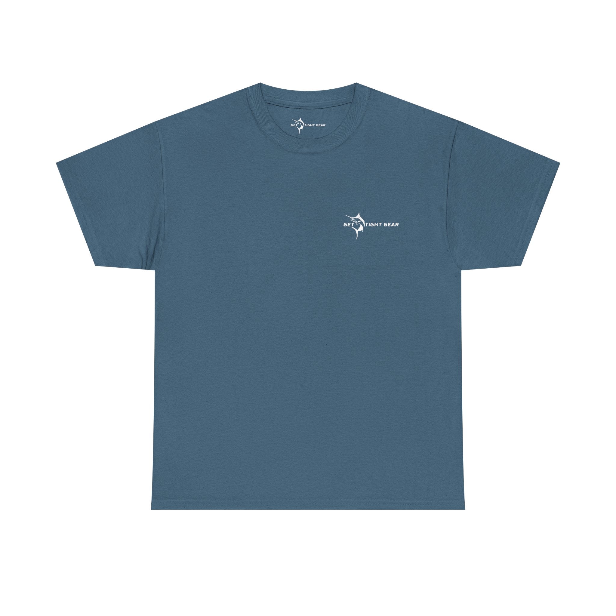 Get Tight Gear Fishing Themed Tee for Outdoors Enthusiasts, Perfect for Summer Adventures, Gift for Fishermen, Casual Wear, Eco - friendly Cotton T-shirt - Get Tight Gear