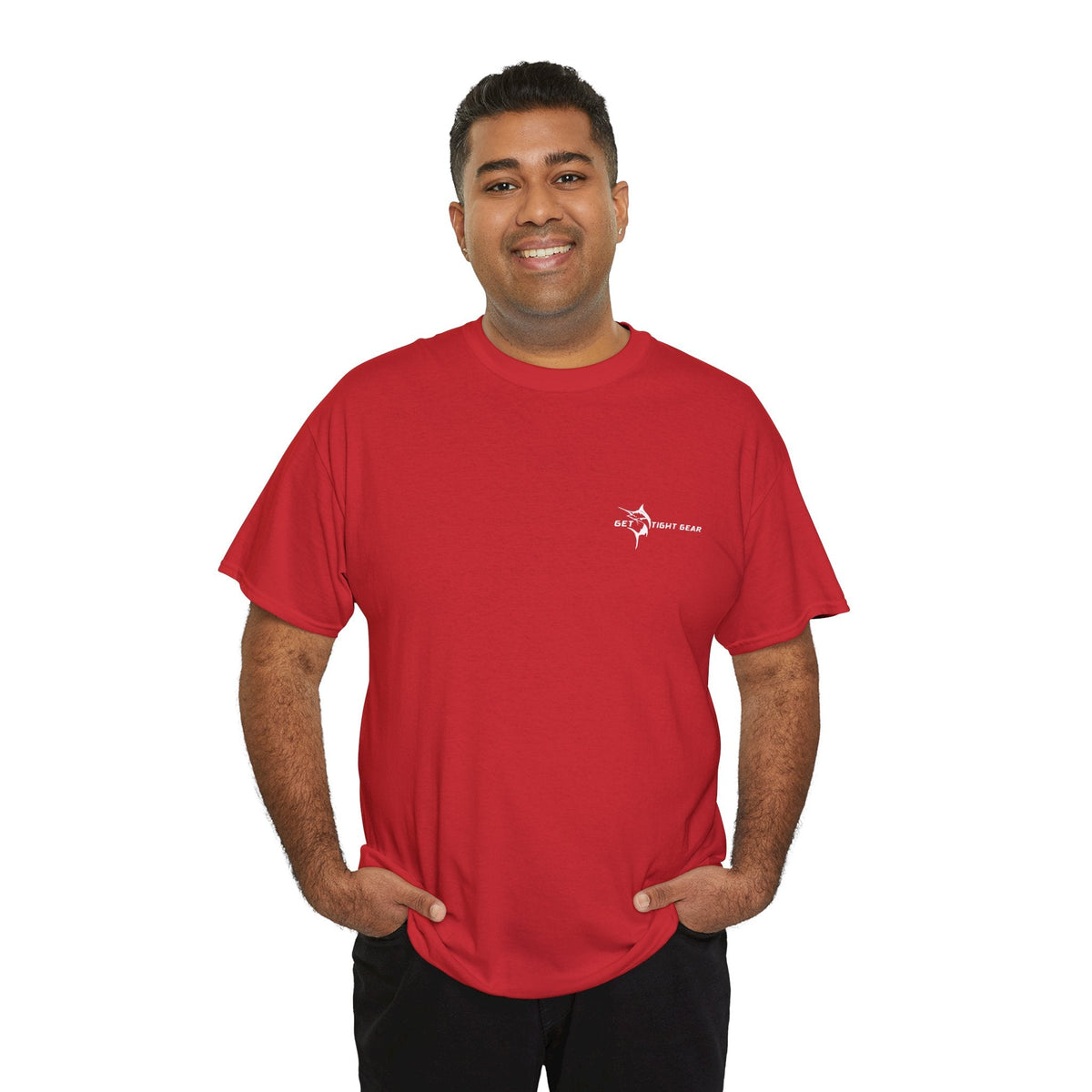 Get Tight Gear Fishing Themed Tee for Outdoors Enthusiasts, Perfect for Summer Adventures, Gift for Fishermen, Casual Wear, Eco - friendly Cotton T-shirt - Get Tight Gear