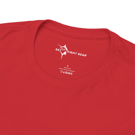 Get Tight Gear Fishing Themed Tee for Outdoors Enthusiasts, Perfect for Summer Adventures, Gift for Fishermen, Casual Wear, Eco - friendly Cotton T-shirt - Get Tight Gear