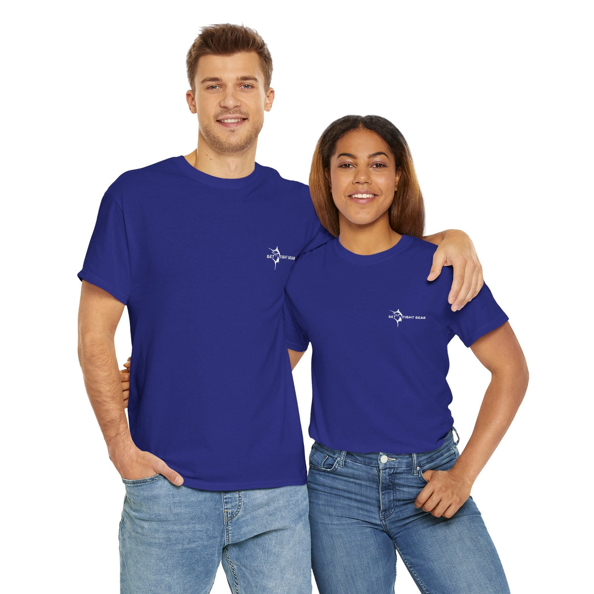 Get Tight Gear Fishing Themed Tee for Outdoors Enthusiasts, Perfect for Summer Adventures, Gift for Fishermen, Casual Wear, Eco - friendly Cotton T-shirt - Get Tight Gear