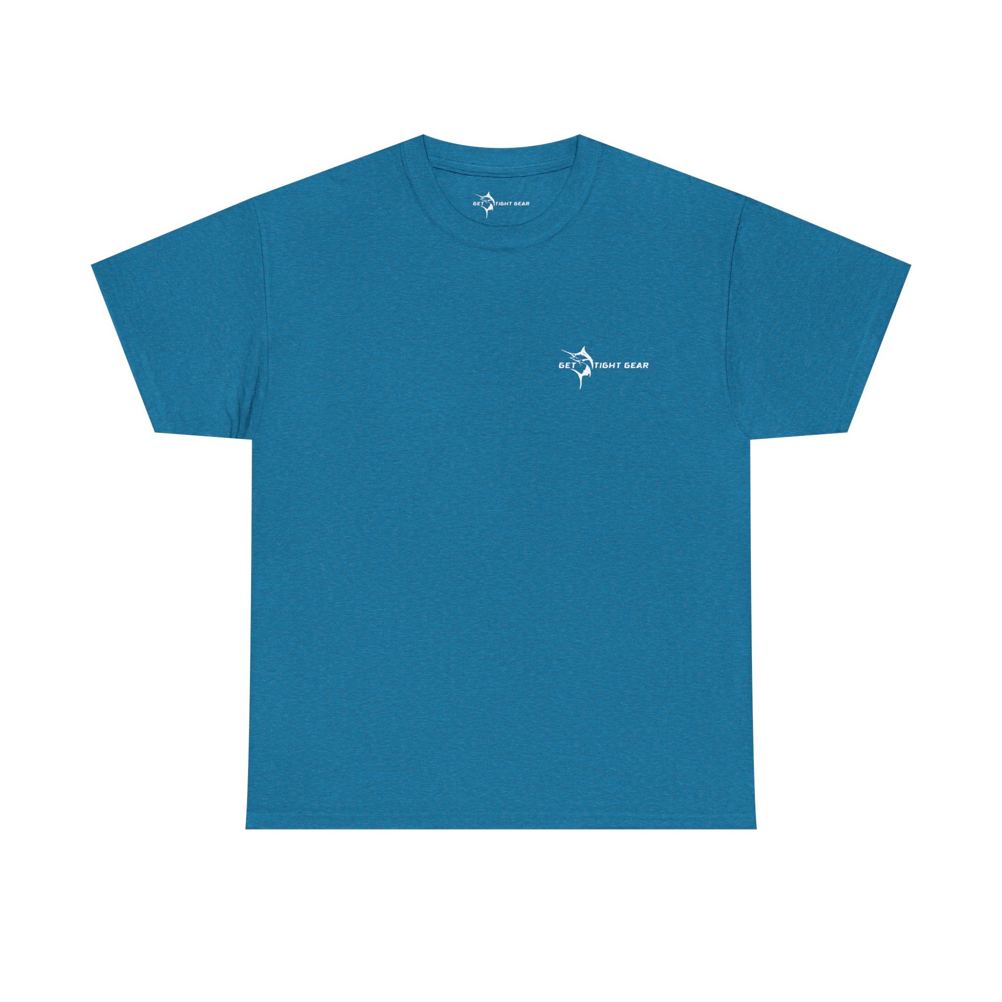 Get Tight Gear Fishing Themed Tee for Outdoors Enthusiasts, Perfect for Summer Adventures, Gift for Fishermen, Casual Wear, Eco - friendly Cotton T-shirt - Get Tight Gear