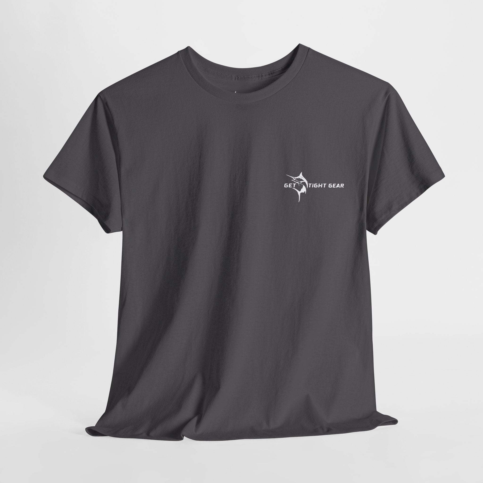Get Tight Gear Fishing Themed Tee for Outdoors Enthusiasts, Perfect for Summer Adventures, Gift for Fishermen, Casual Wear, Eco - friendly Cotton T-shirt - Get Tight Gear