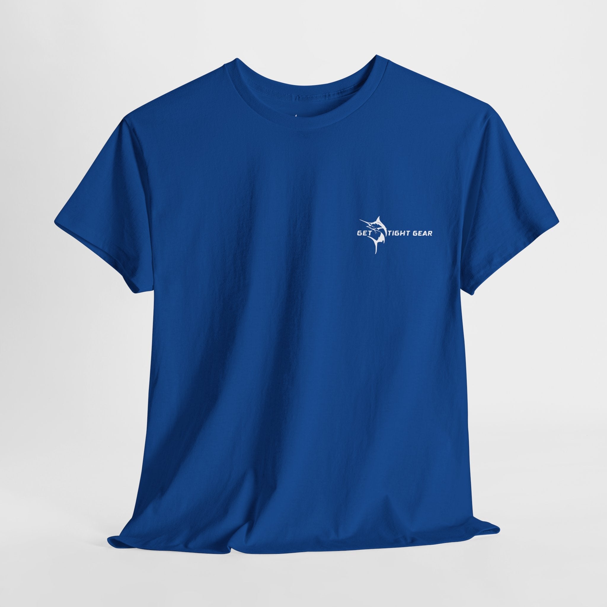 Get Tight Gear Fishing Themed Tee for Outdoors Enthusiasts, Perfect for Summer Adventures, Gift for Fishermen, Casual Wear, Eco - friendly Cotton T-shirt - Get Tight Gear