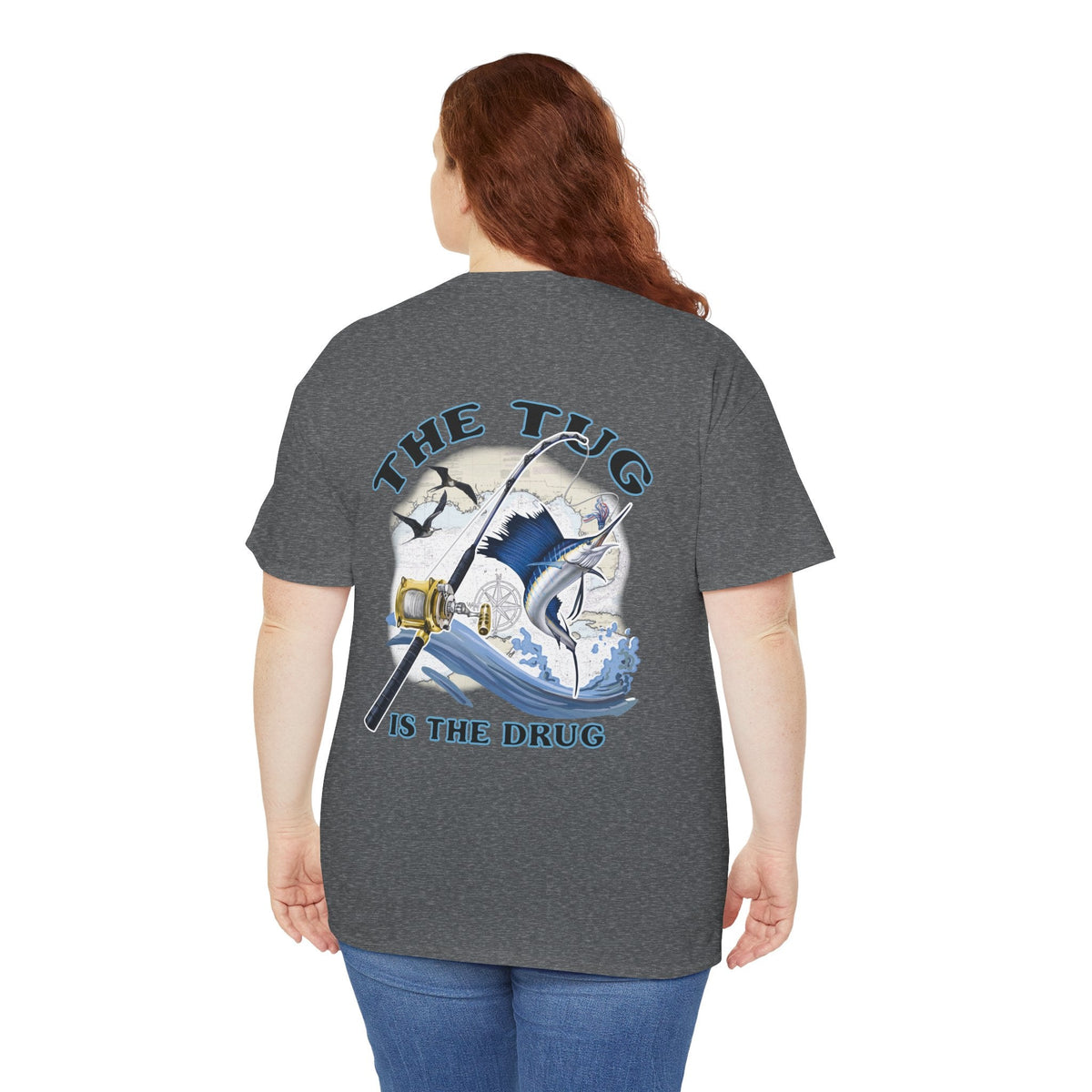 Get Tight Gear Fishing Themed Tee for Outdoors Enthusiasts, Perfect for Summer Adventures, Gift for Fishermen, Casual Wear, Eco - friendly Cotton T-shirt - Get Tight Gear