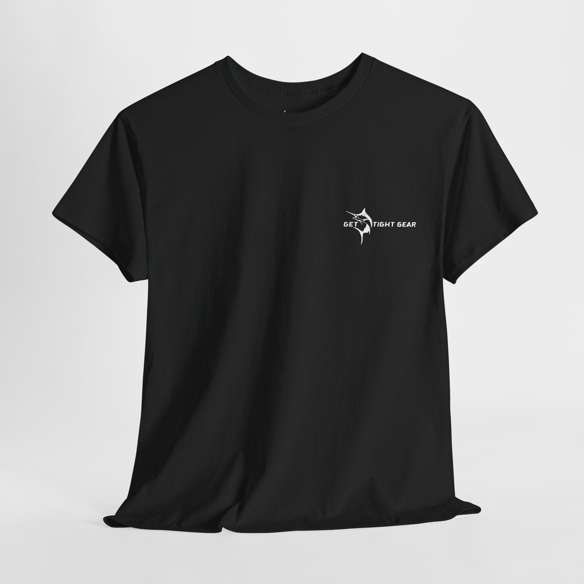 Get Tight Gear Fishing Themed Tee for Outdoors Enthusiasts, Perfect for Summer Adventures, Gift for Fishermen, Casual Wear, Eco - friendly Cotton T-shirt - Get Tight Gear