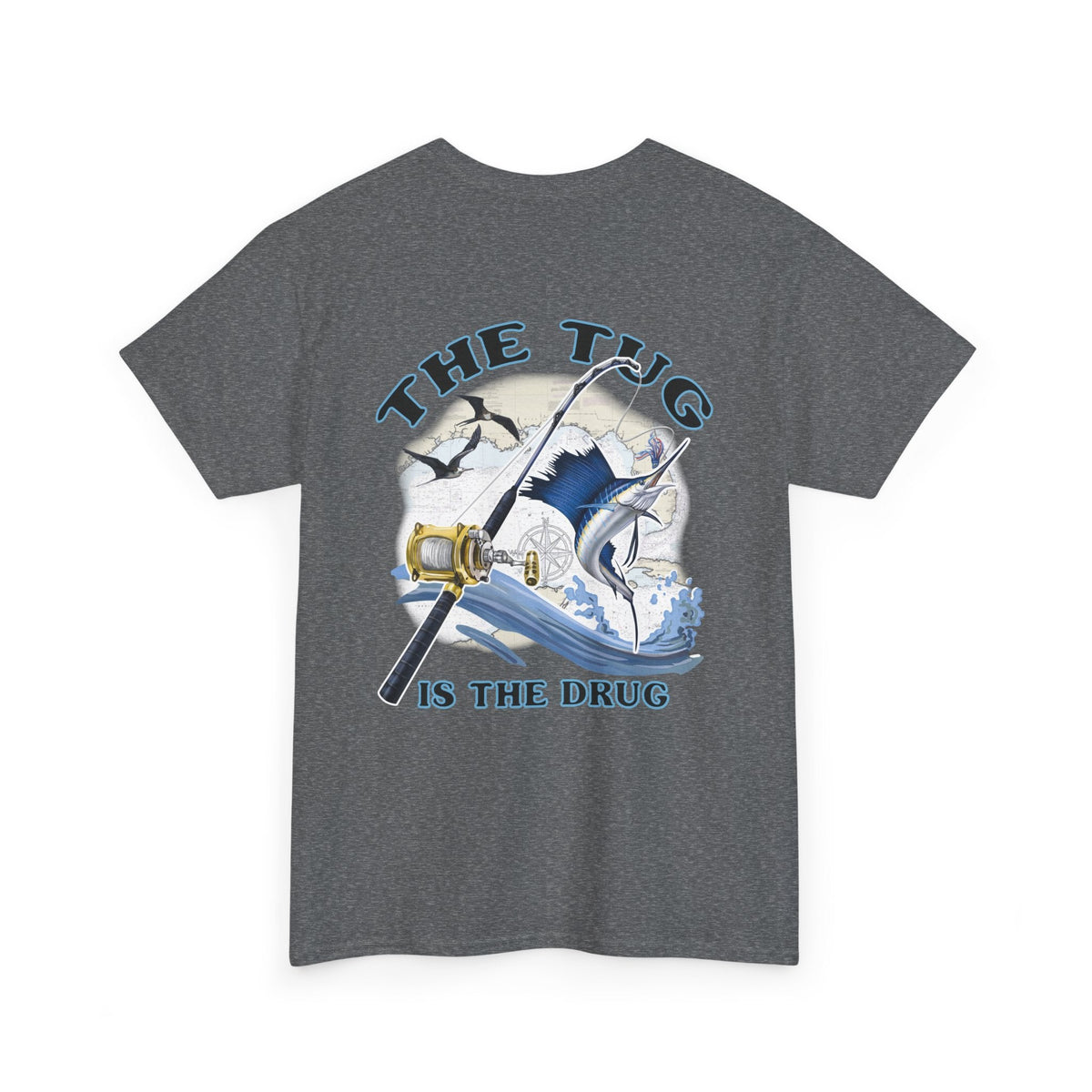 Get Tight Gear Fishing Themed Tee for Outdoors Enthusiasts, Perfect for Summer Adventures, Gift for Fishermen, Casual Wear, Eco - friendly Cotton T-shirt - Get Tight Gear