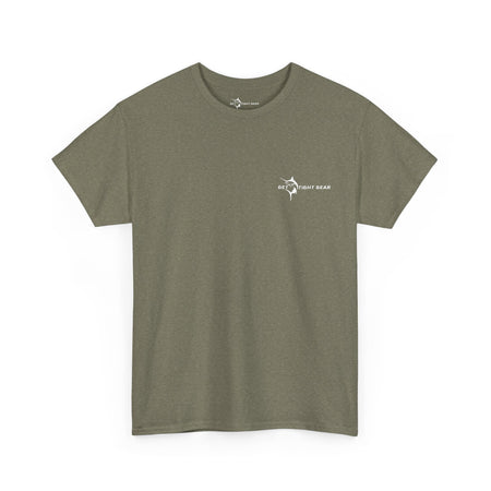 Get Tight Gear Fishing Themed Tee for Outdoors Enthusiasts, Perfect for Summer Adventures, Gift for Fishermen, Casual Wear, Eco - friendly Cotton T-shirt - Get Tight Gear