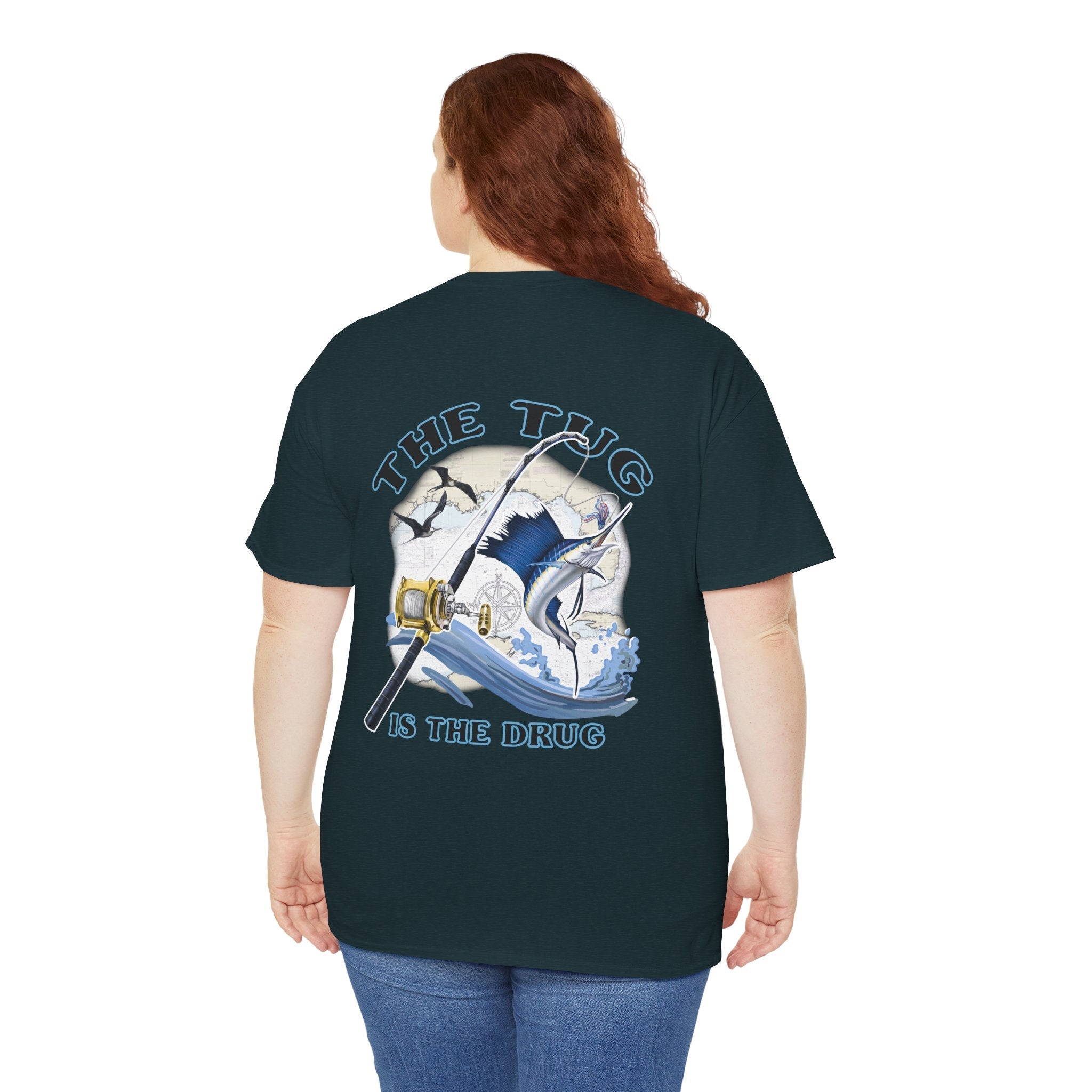 Get Tight Gear Fishing Themed Tee for Outdoors Enthusiasts, Perfect for Summer Adventures, Gift for Fishermen, Casual Wear, Eco - friendly Cotton T-shirt - Get Tight Gear