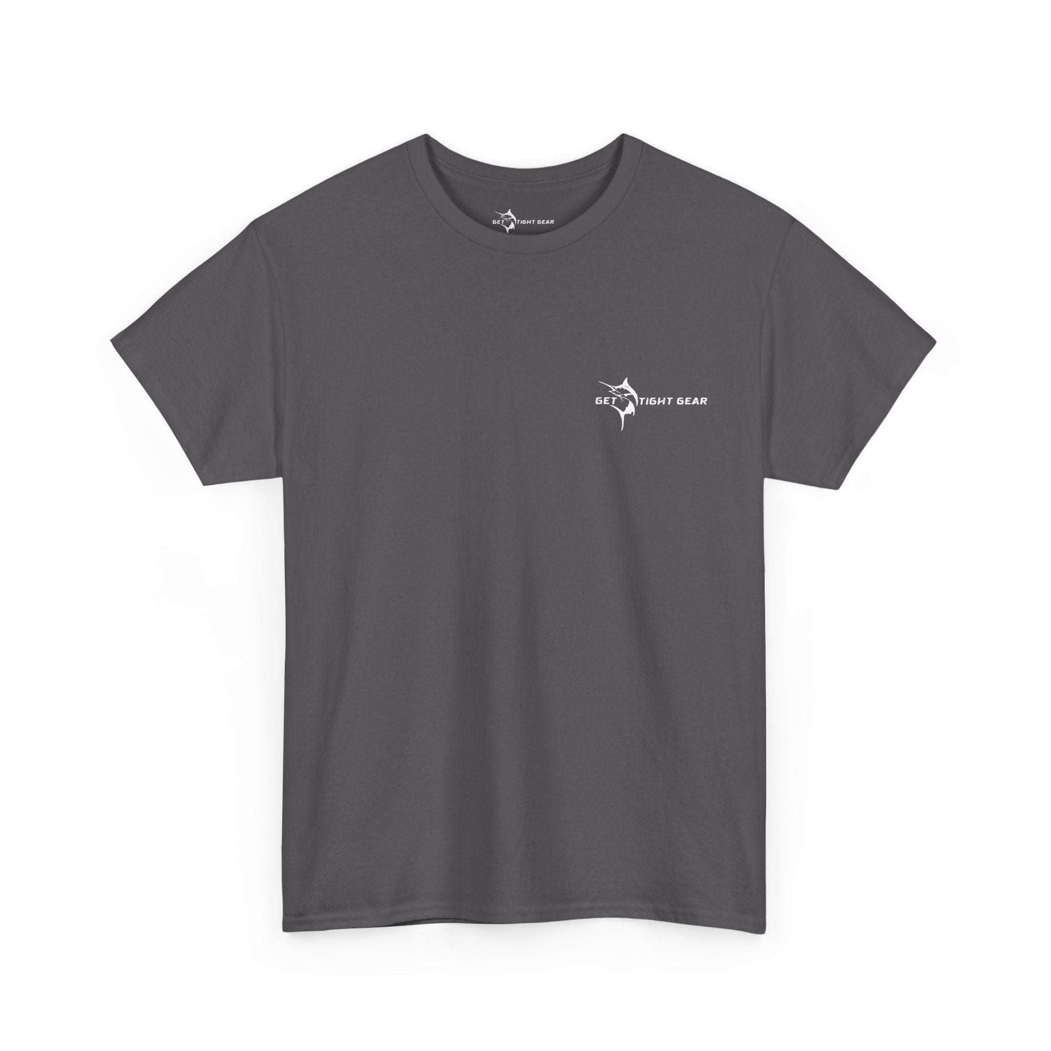 Get Tight Gear Fishing Themed Tee for Outdoors Enthusiasts, Perfect for Summer Adventures, Gift for Fishermen, Casual Wear, Eco - friendly Cotton T-shirt - Get Tight Gear