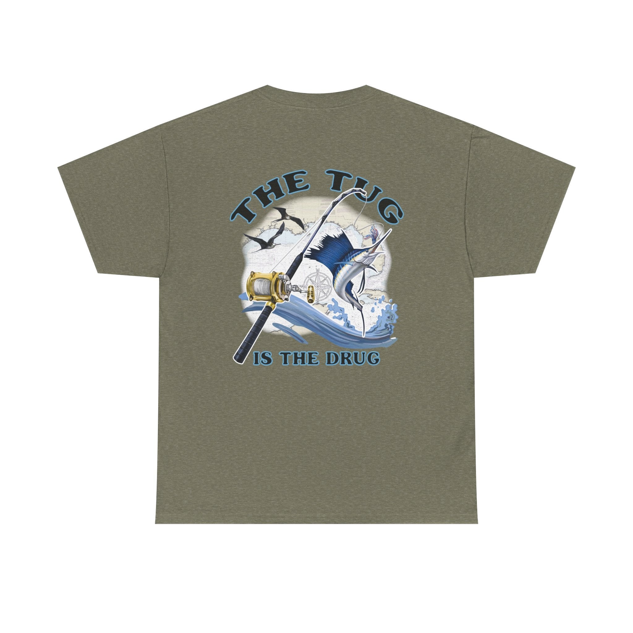 Get Tight Gear Fishing Themed Tee for Outdoors Enthusiasts, Perfect for Summer Adventures, Gift for Fishermen, Casual Wear, Eco - friendly Cotton T-shirt - Get Tight Gear