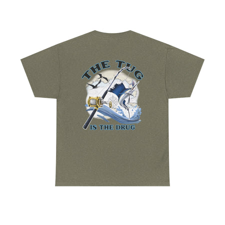 Get Tight Gear Fishing Themed Tee for Outdoors Enthusiasts, Perfect for Summer Adventures, Gift for Fishermen, Casual Wear, Eco - friendly Cotton T-shirt - Get Tight Gear