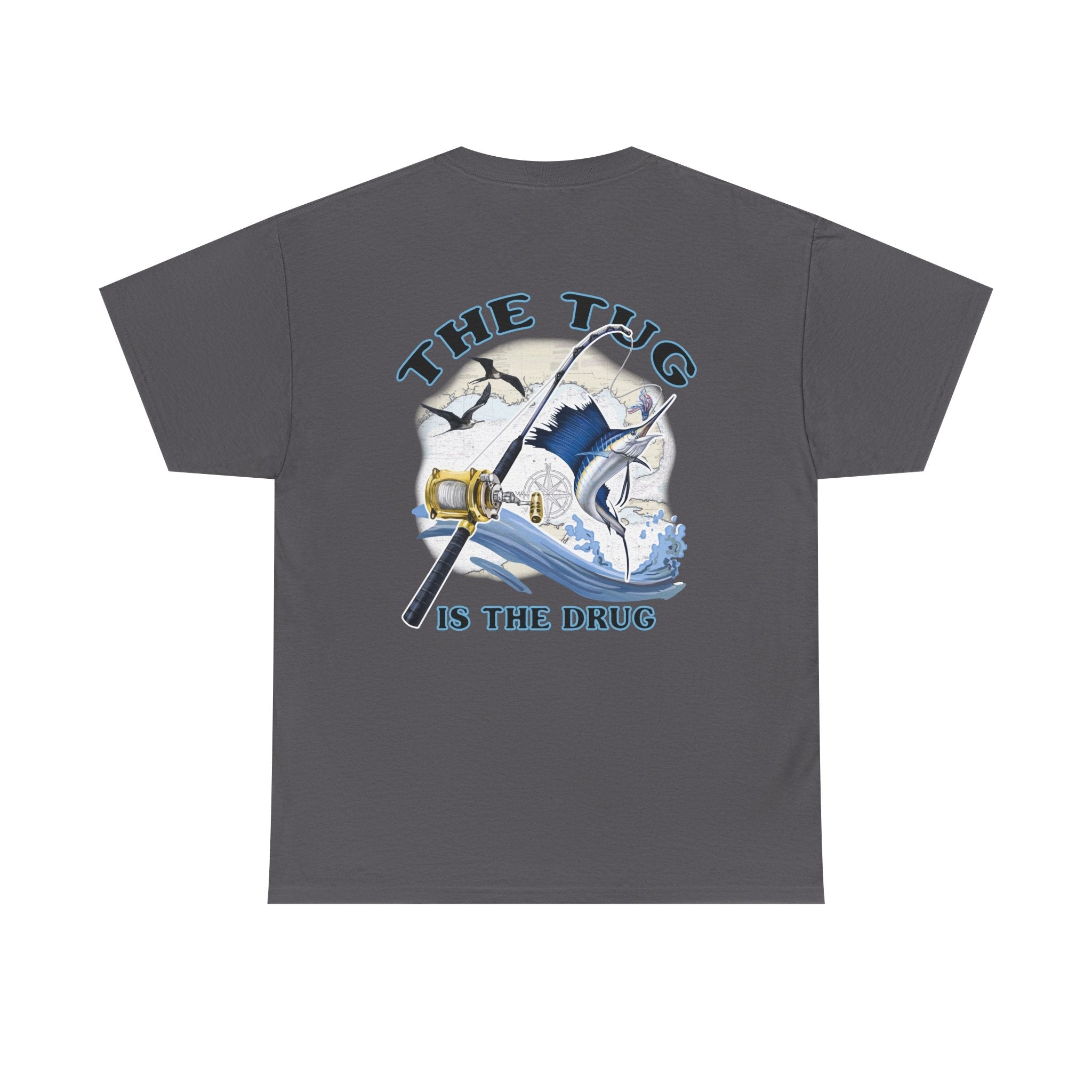 Get Tight Gear Fishing Themed Tee for Outdoors Enthusiasts, Perfect for Summer Adventures, Gift for Fishermen, Casual Wear, Eco - friendly Cotton T-shirt - Get Tight Gear