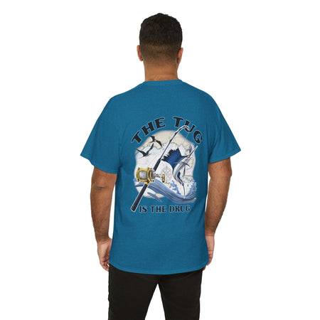 Get Tight Gear Fishing Themed Tee for Outdoors Enthusiasts, Perfect for Summer Adventures, Gift for Fishermen, Casual Wear, Eco - friendly Cotton T-shirt - Get Tight Gear
