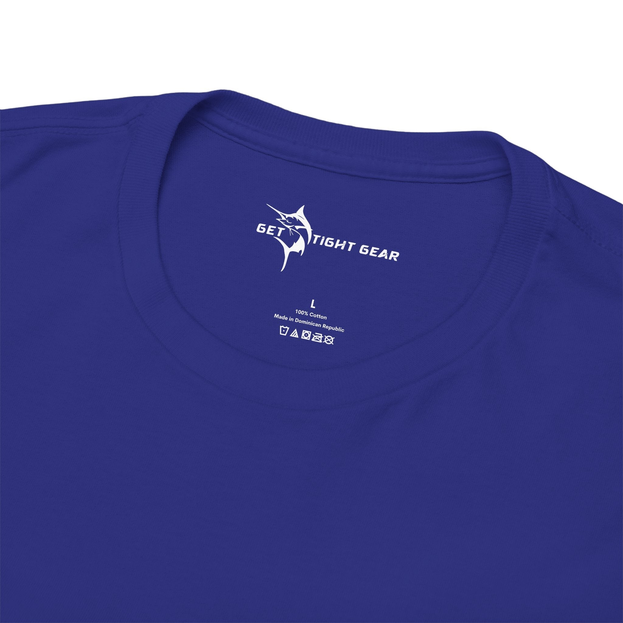 Get Tight Gear Fishing Themed Tee for Outdoors Enthusiasts, Perfect for Summer Adventures, Gift for Fishermen, Casual Wear, Eco - friendly Cotton T-shirt - Get Tight Gear