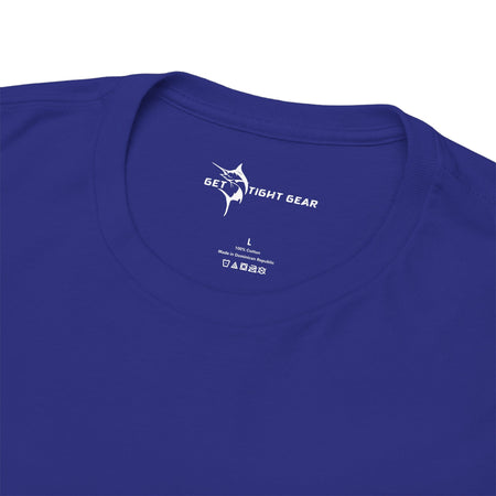Get Tight Gear Fishing Themed Tee for Outdoors Enthusiasts, Perfect for Summer Adventures, Gift for Fishermen, Casual Wear, Eco - friendly Cotton T-shirt - Get Tight Gear