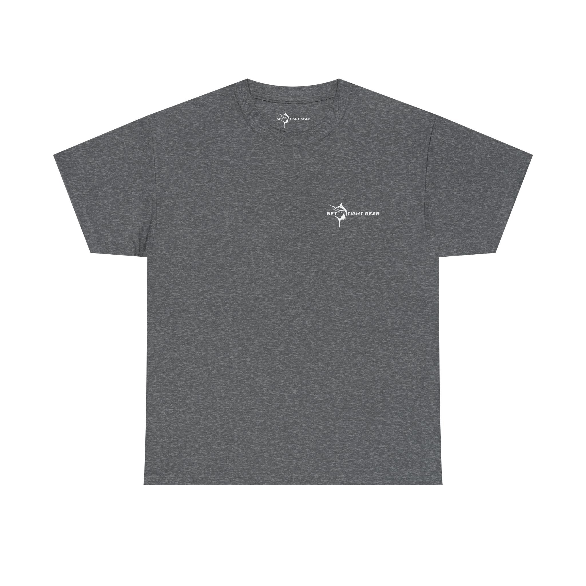Get Tight Gear Fishing Themed Tee for Outdoors Enthusiasts, Perfect for Summer Adventures, Gift for Fishermen, Casual Wear, Eco - friendly Cotton T-shirt - Get Tight Gear