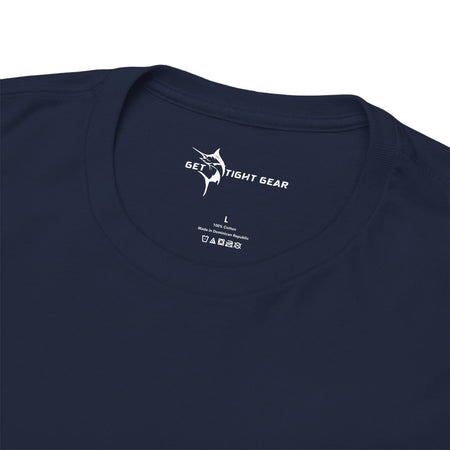 Get Tight Gear Fishing Themed Tee for Outdoors Enthusiasts, Perfect for Summer Adventures, Gift for Fishermen, Casual Wear, Eco - friendly Cotton T-shirt - Get Tight Gear