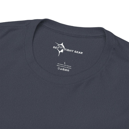 Get Tight Gear Fishing Themed Tee for Outdoors Enthusiasts, Perfect for Summer Adventures, Gift for Fishermen, Casual Wear, Eco - friendly Cotton T-shirt - Get Tight Gear
