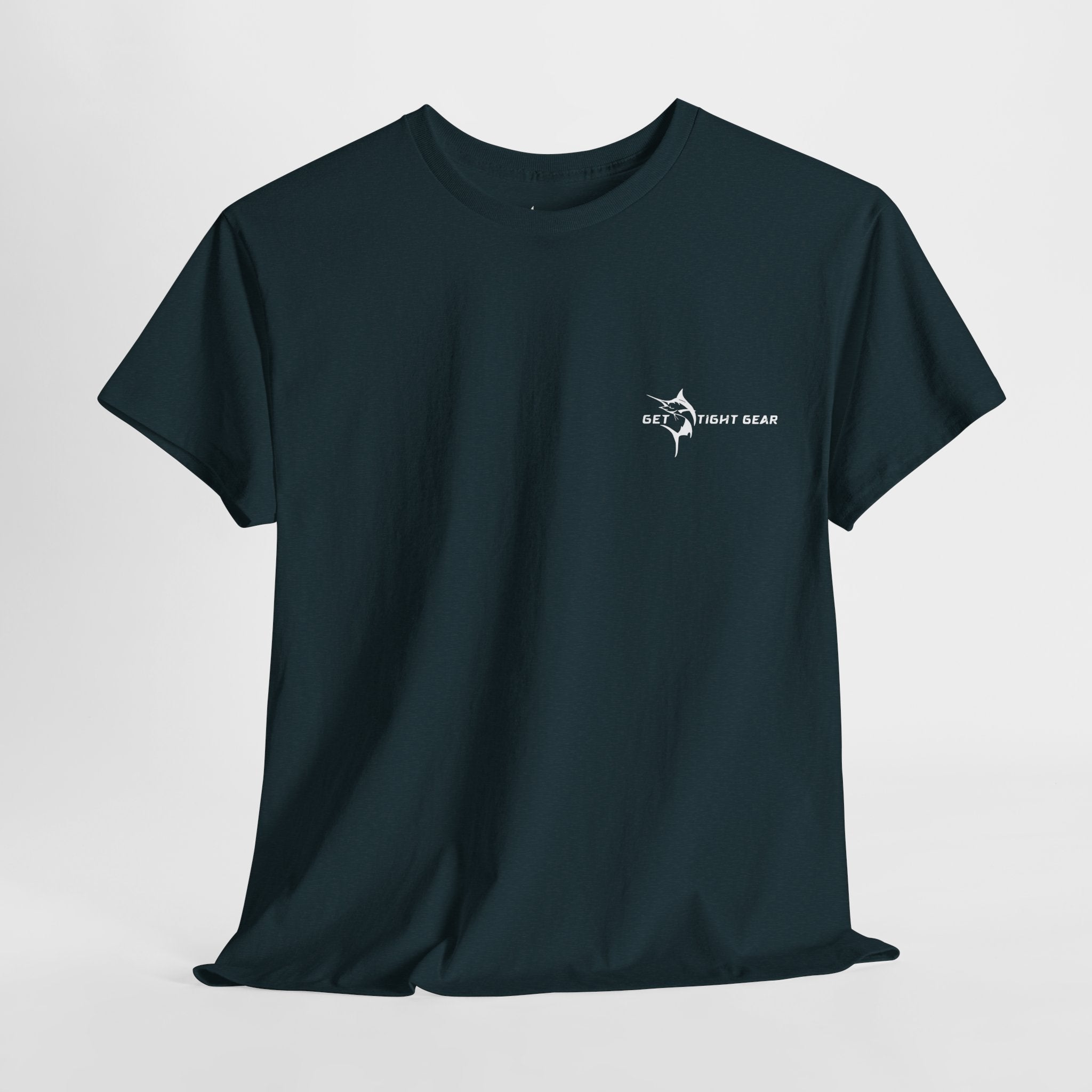Get Tight Gear Fishing Themed Tee for Outdoors Enthusiasts, Perfect for Summer Adventures, Gift for Fishermen, Casual Wear, Eco - friendly Cotton T-shirt - Get Tight Gear