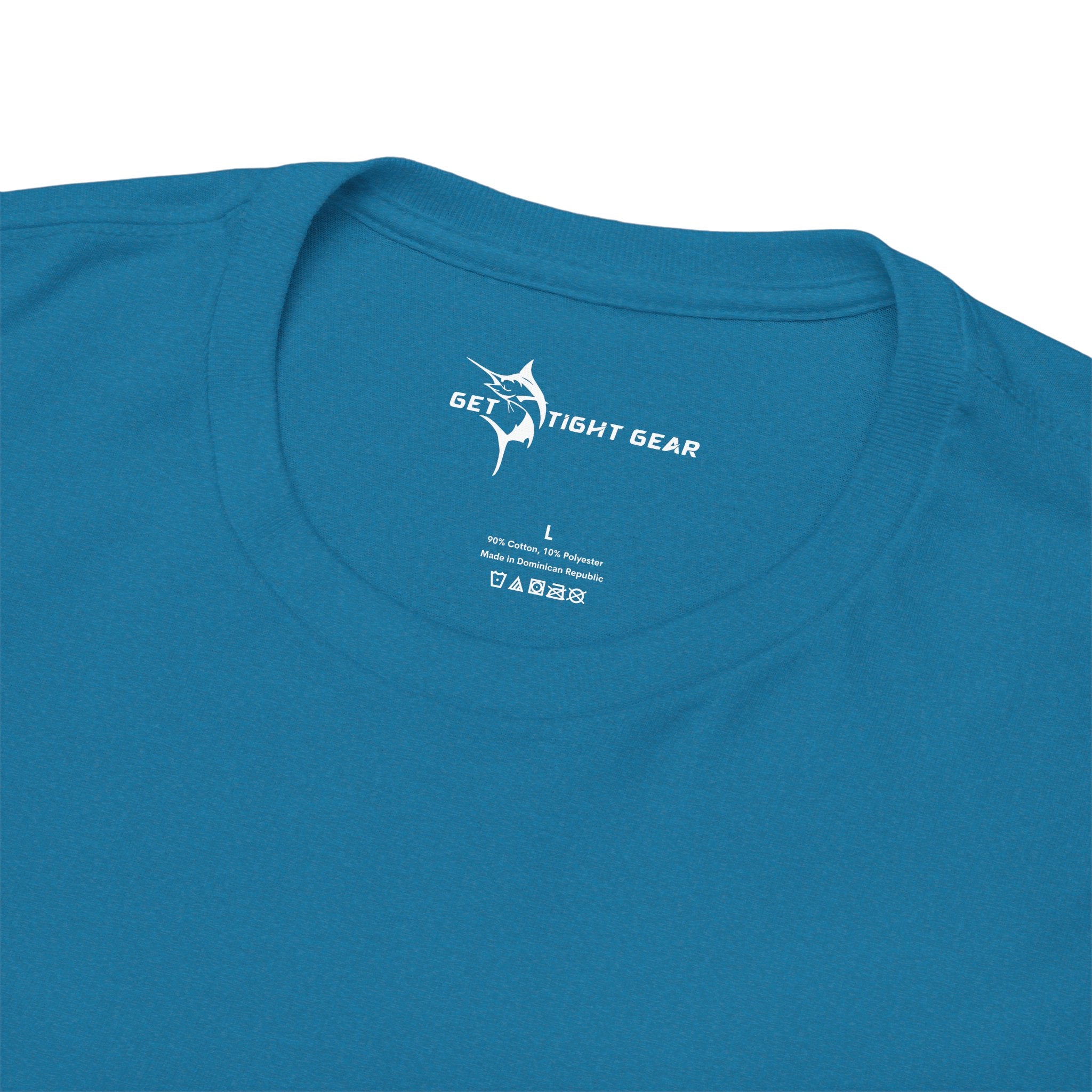 Get Tight Gear Fishing Themed Tee for Outdoors Enthusiasts, Perfect for Summer Adventures, Gift for Fishermen, Casual Wear, Eco - friendly Cotton T-shirt - Get Tight Gear