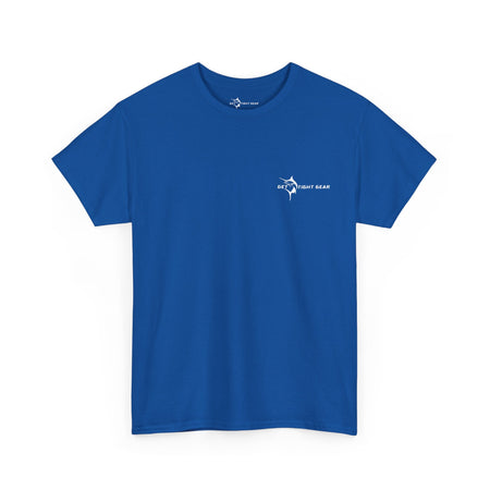 Get Tight Gear Fishing Themed Tee for Outdoors Enthusiasts, Perfect for Summer Adventures, Gift for Fishermen, Casual Wear, Eco - friendly Cotton T-shirt - Get Tight Gear