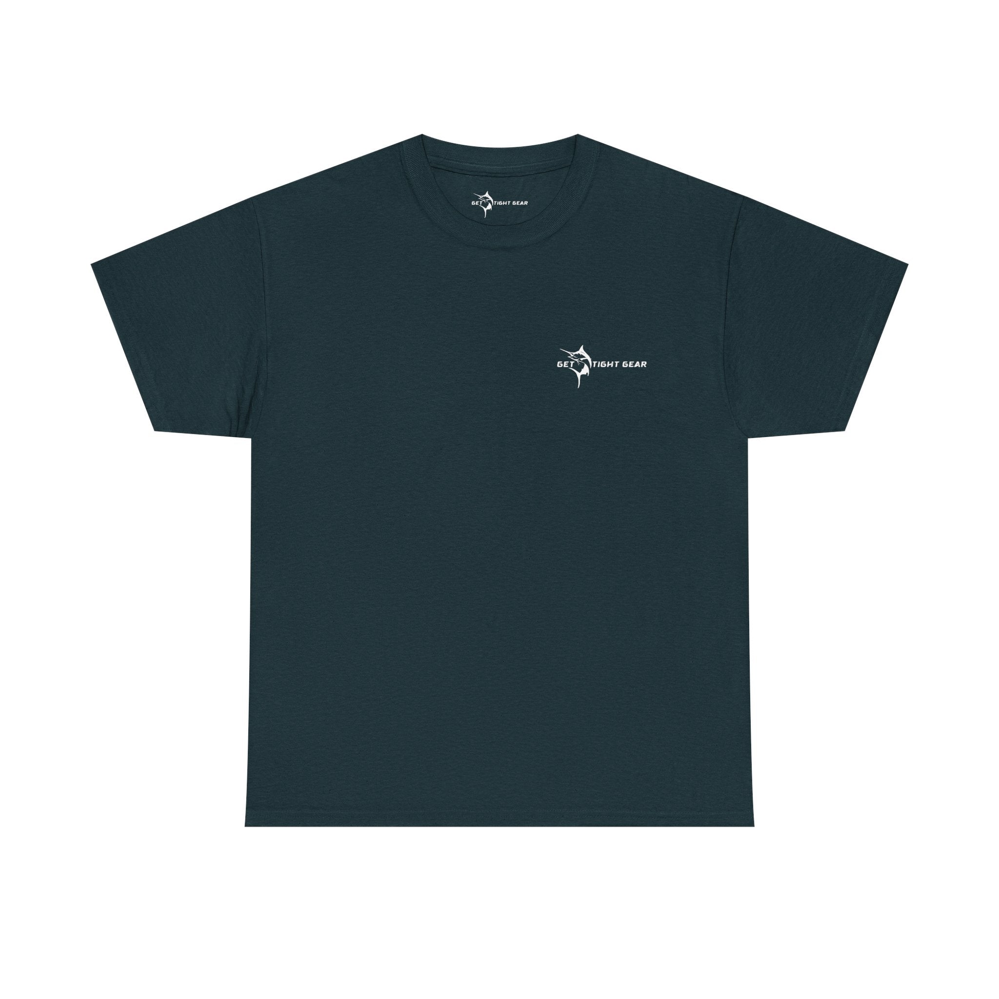 Get Tight Gear Fishing Themed Tee for Outdoors Enthusiasts, Perfect for Summer Adventures, Gift for Fishermen, Casual Wear, Eco - friendly Cotton T-shirt - Get Tight Gear