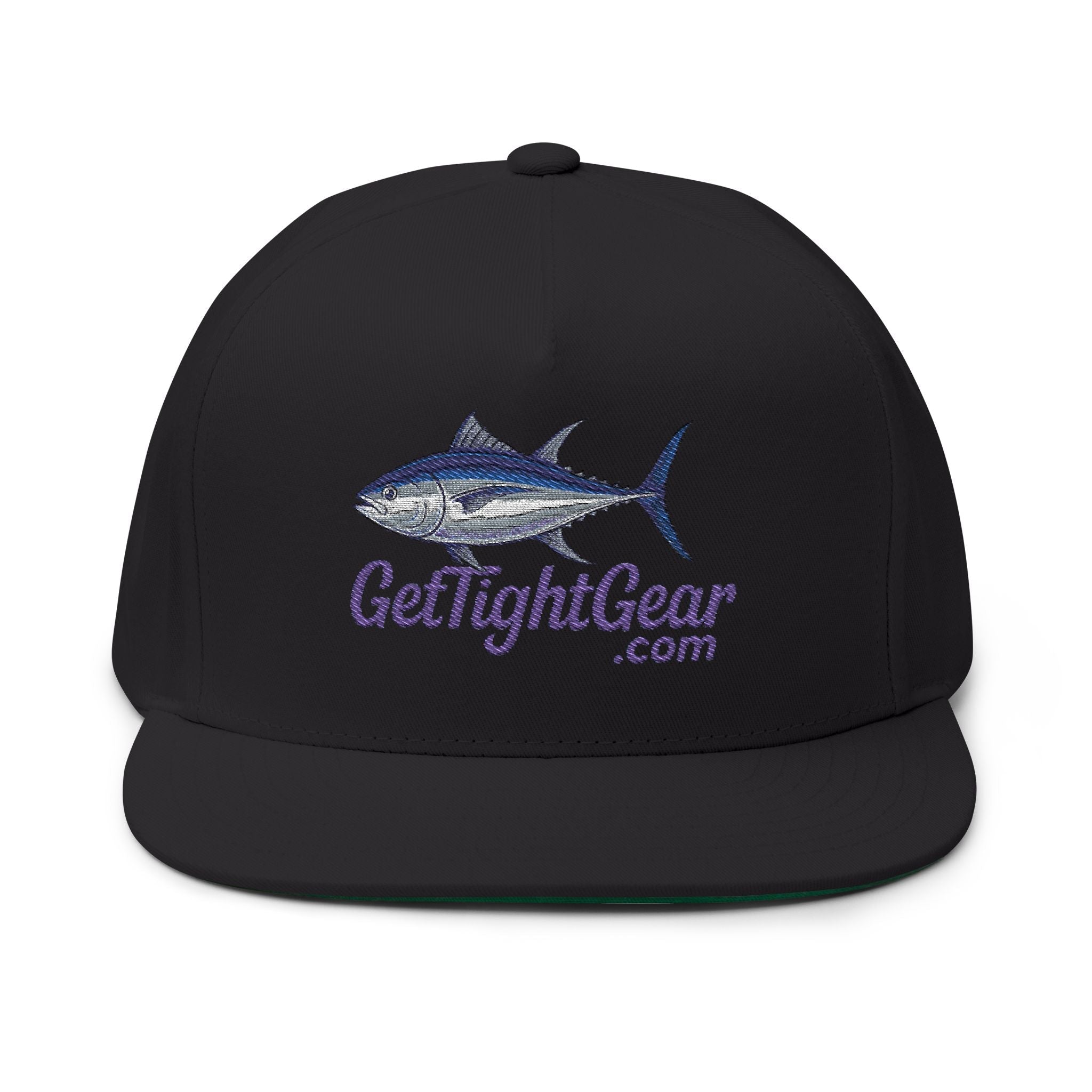 Get Tight Gear Flat Bill Cap - Stylish Embroidered Hat for Trendsetters - Get Tight Gear