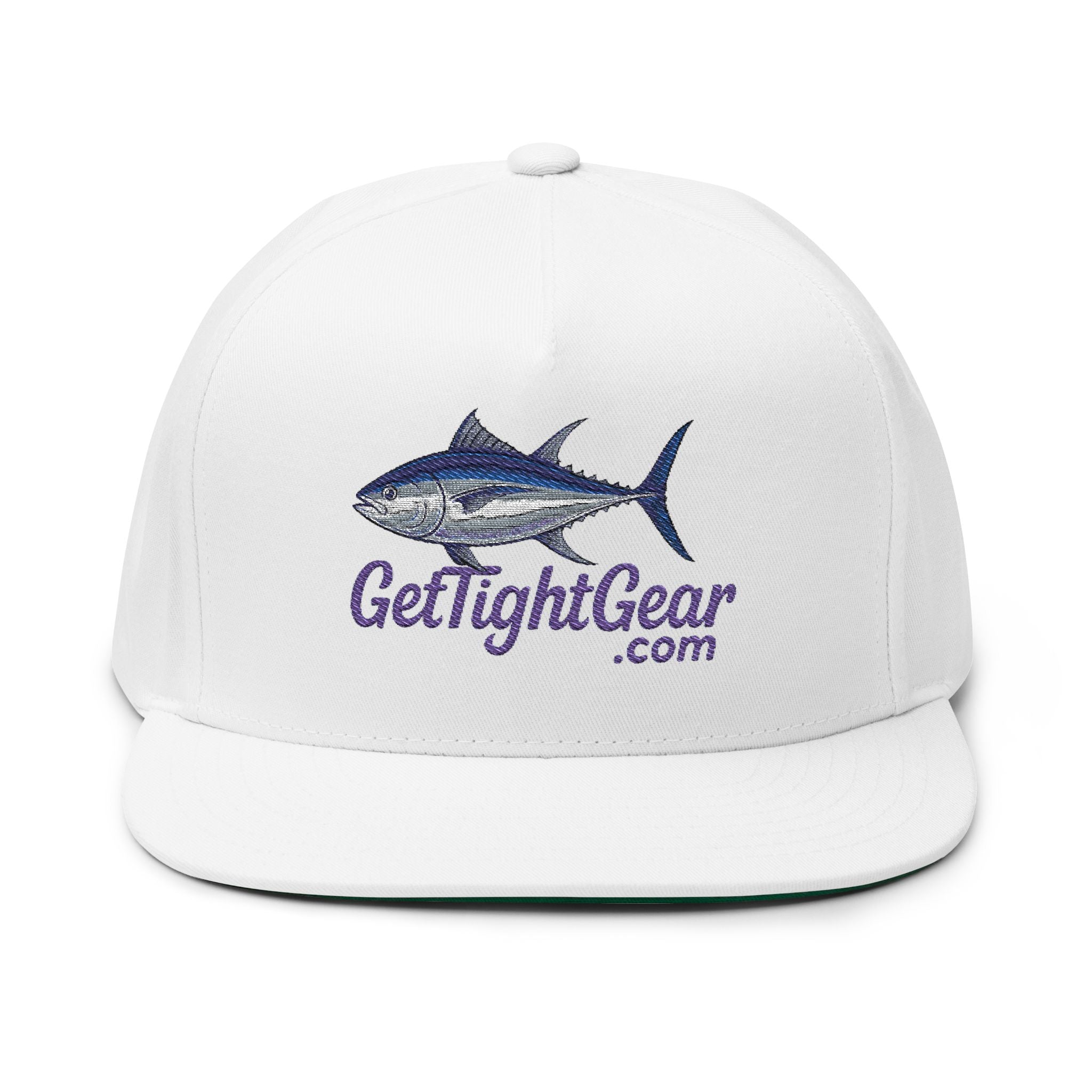 Get Tight Gear Flat Bill Cap - Stylish Embroidered Hat for Trendsetters - Get Tight Gear