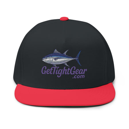 Get Tight Gear Flat Bill Cap - Stylish Embroidered Hat for Trendsetters - Get Tight Gear