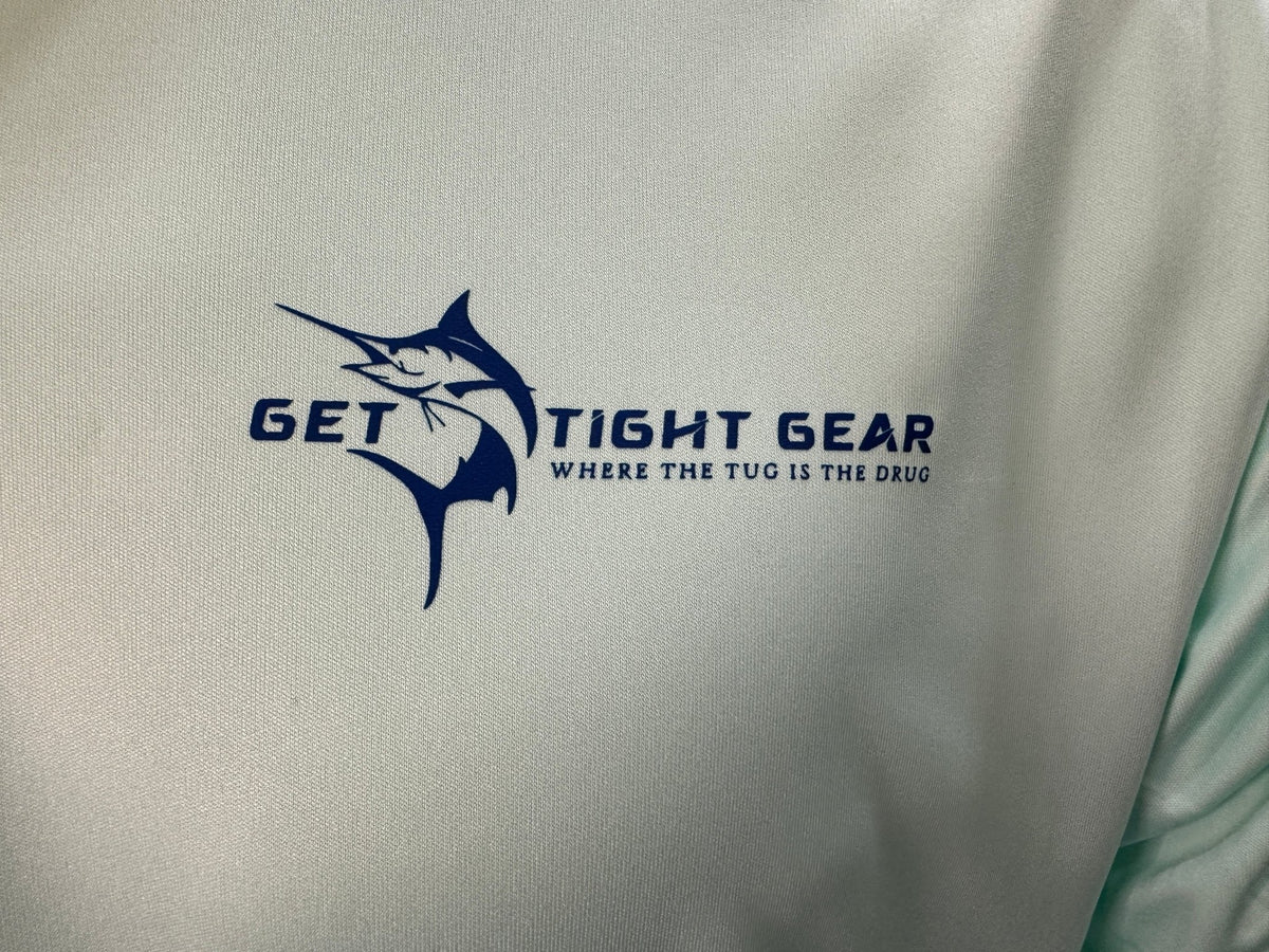 Get Tight Gear™ Florida Spiny Lobster Long Sleeve Performance Shirt – Seafoam (Unisex S–4XL) - Get Tight Gear