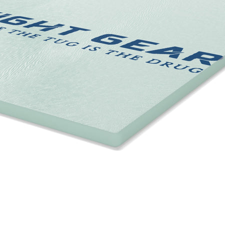 Get Tight Gear Glass Cutting Board - Get Tight Gear, Kitchen Décor, Gift for Fisherman, Cooking Slice Board, Nautical Home Decor - Get Tight Gear
