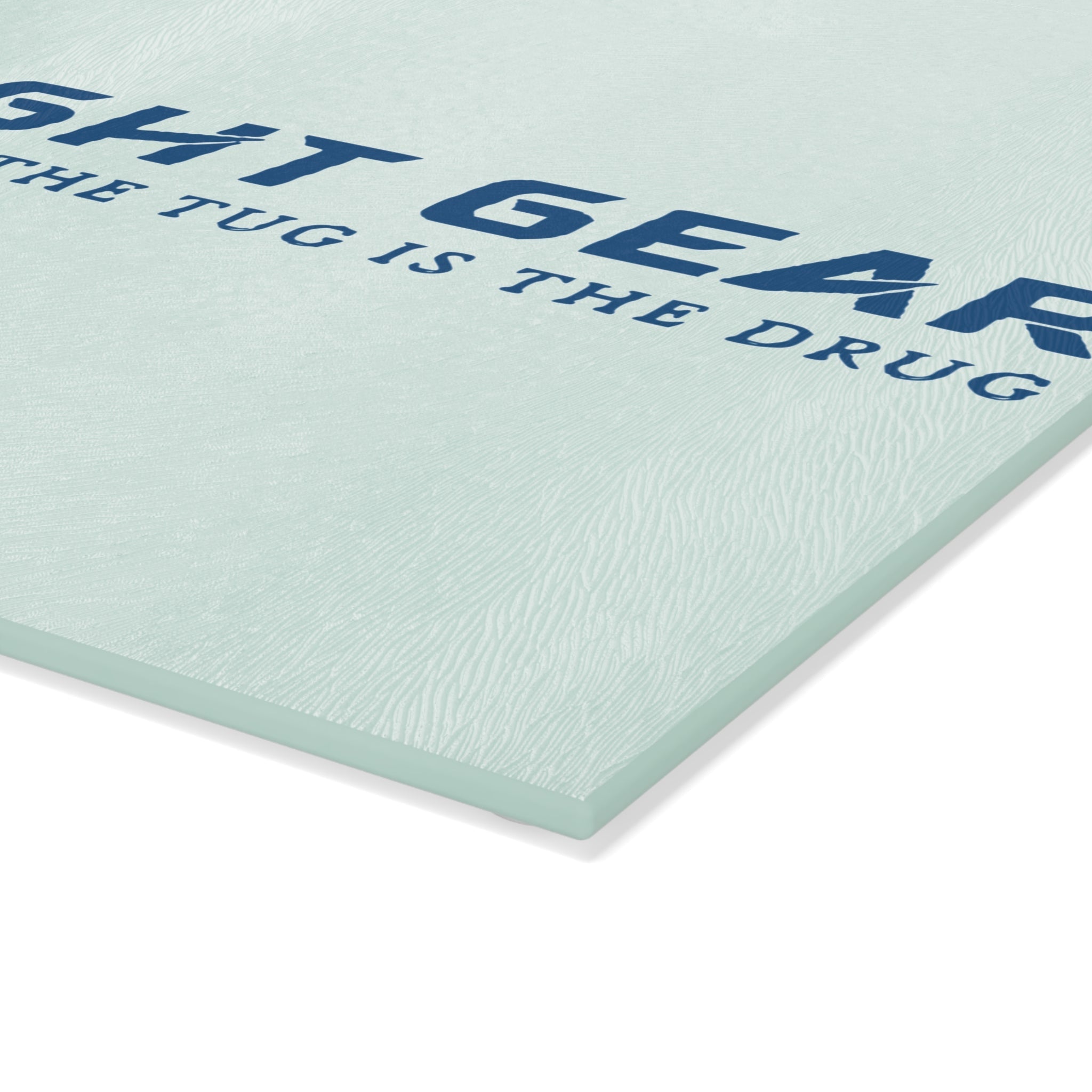 Get Tight Gear Glass Cutting Board - Get Tight Gear, Kitchen Décor, Gift for Fisherman, Cooking Slice Board, Nautical Home Decor - Get Tight Gear