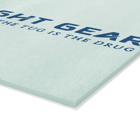 Get Tight Gear Glass Cutting Board - Get Tight Gear, Kitchen Décor, Gift for Fisherman, Cooking Slice Board, Nautical Home Decor - Get Tight Gear