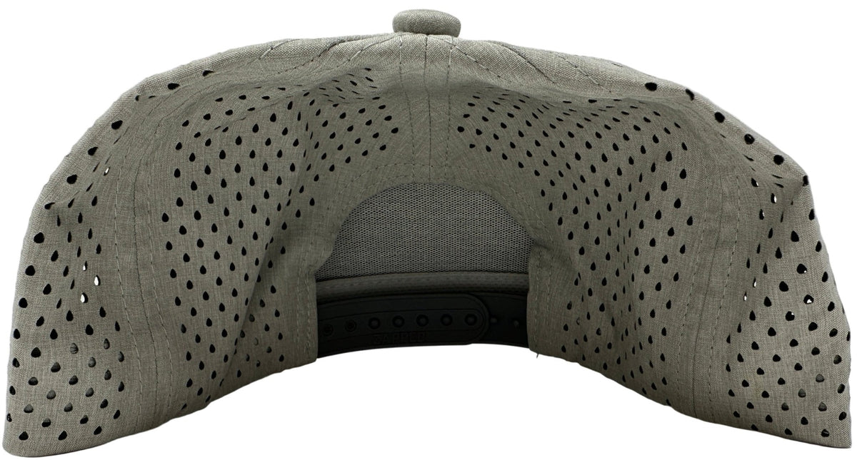 Get Tight Gear Heather Grey Rope Hat (with Fish Patch Options) - Get Tight Gear