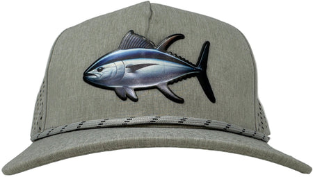 Get Tight Gear Heather Grey Rope Hat (with Fish Patch Options) - Get Tight Gear