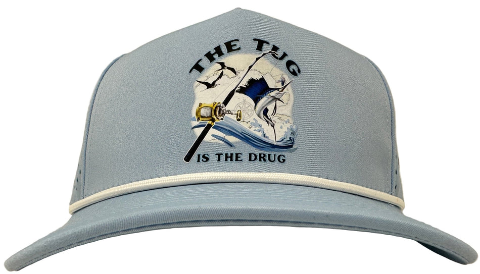 Get Tight Gear Light Blue Rope Hat – "The Tug Is The Drug" - Get Tight Gear