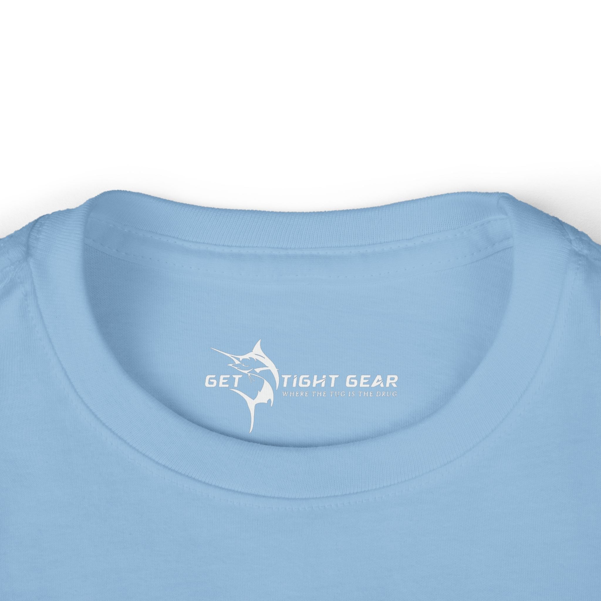 Get Tight Gear Marlin Kids' Fishing Long Sleeve Tee - 'Get Tight Gear' Aqua Enthusiast Top, Toddler Fish Shirt, Outdoor Playwear, Birthday Gift, Ocean [...] - Get Tight Gear